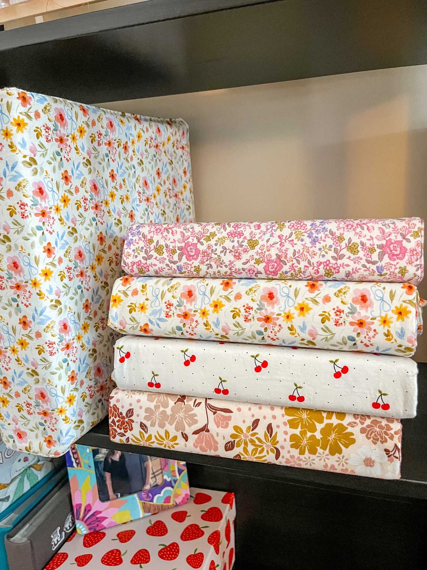 Pink Floral Scrapbook Album | Handmade Scrapbook With Embroidery