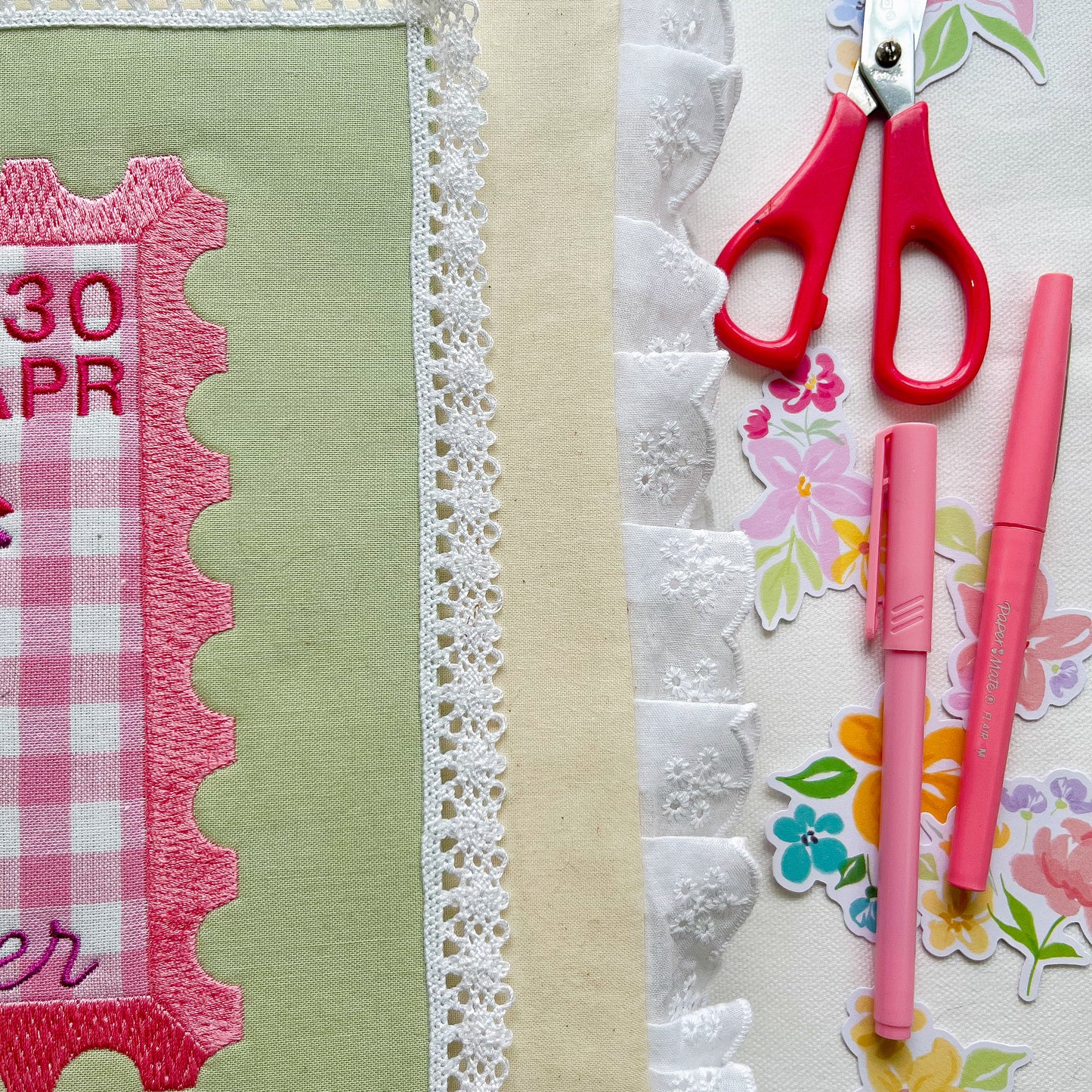 Personalized Birth Flower Scrapbook Album