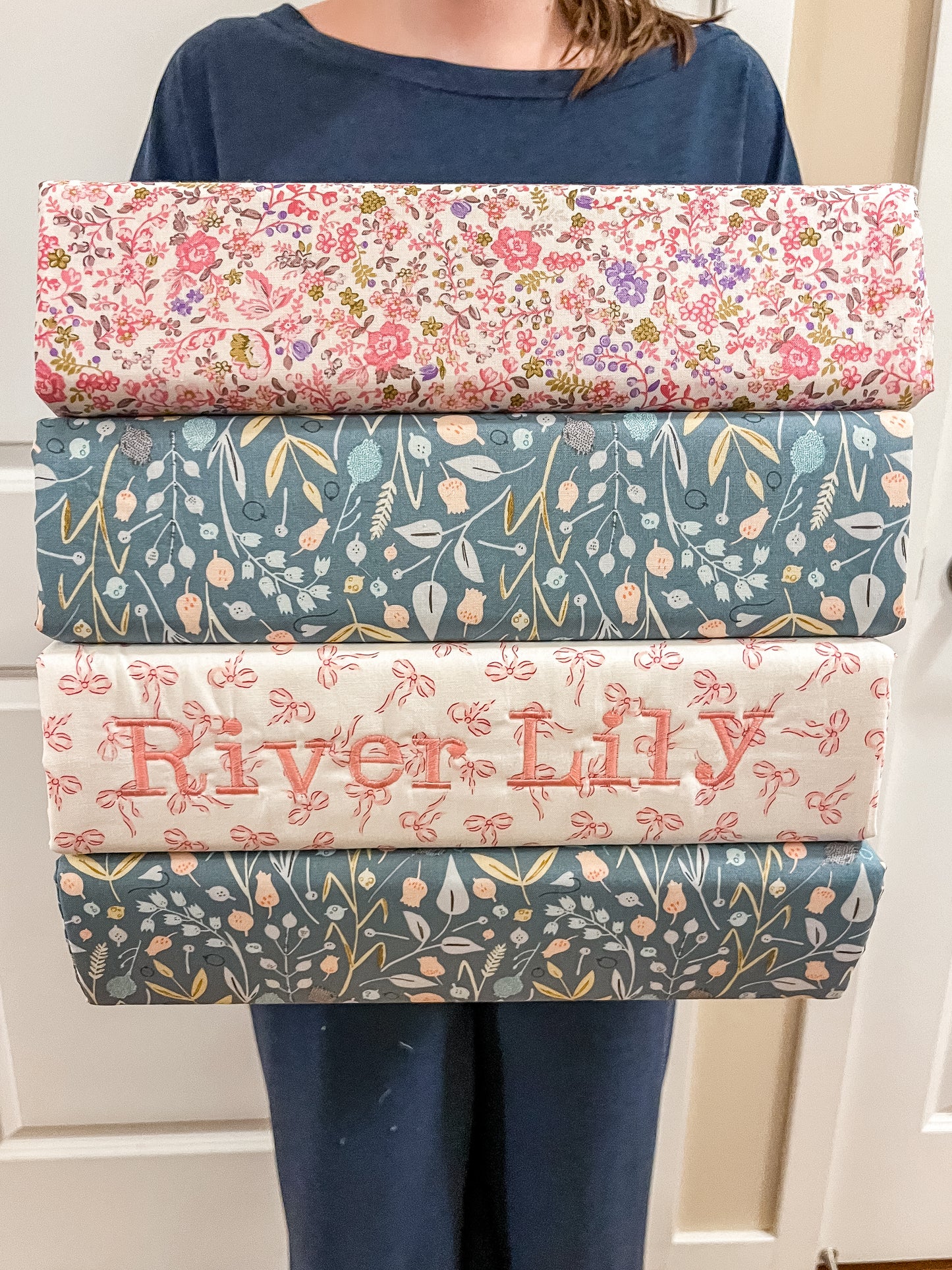 Pink Floral Scrapbook Album | Handmade Scrapbook With Embroidery