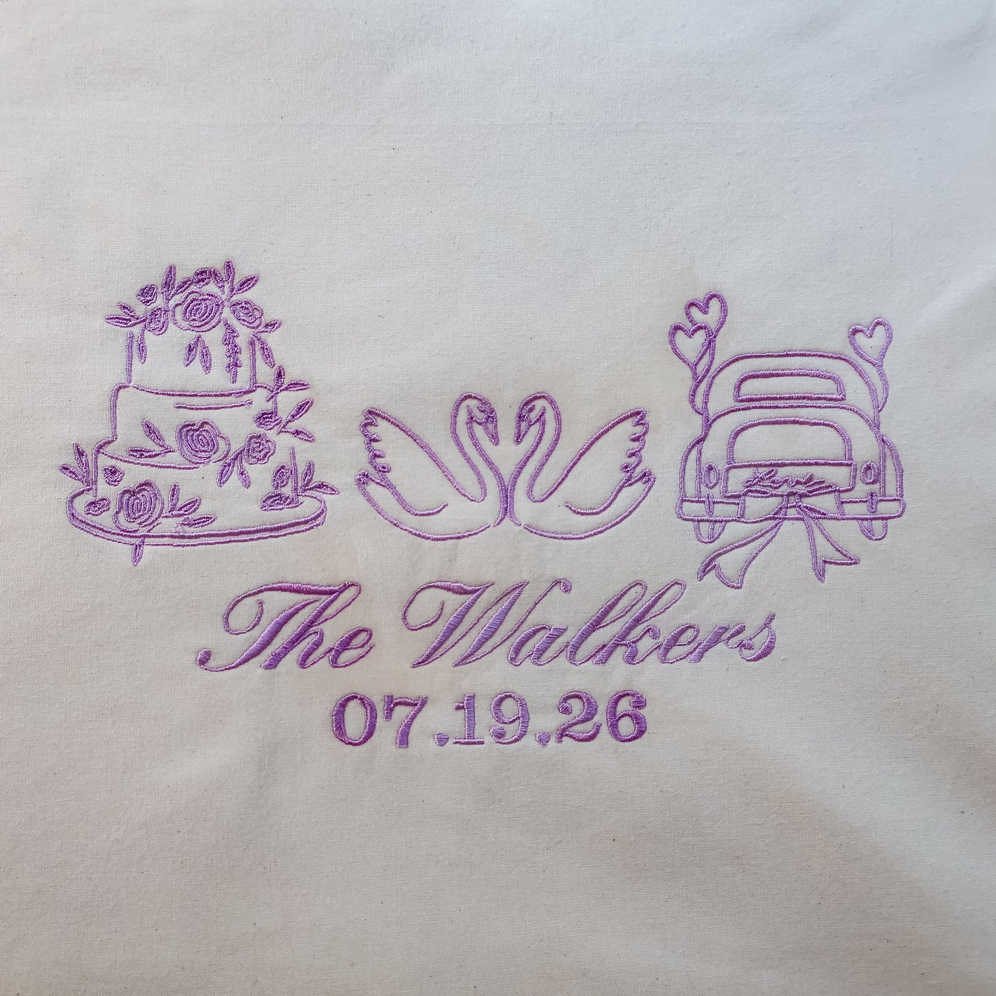 Custom 12x12 Elegant Wedding Album with Bridal Colors