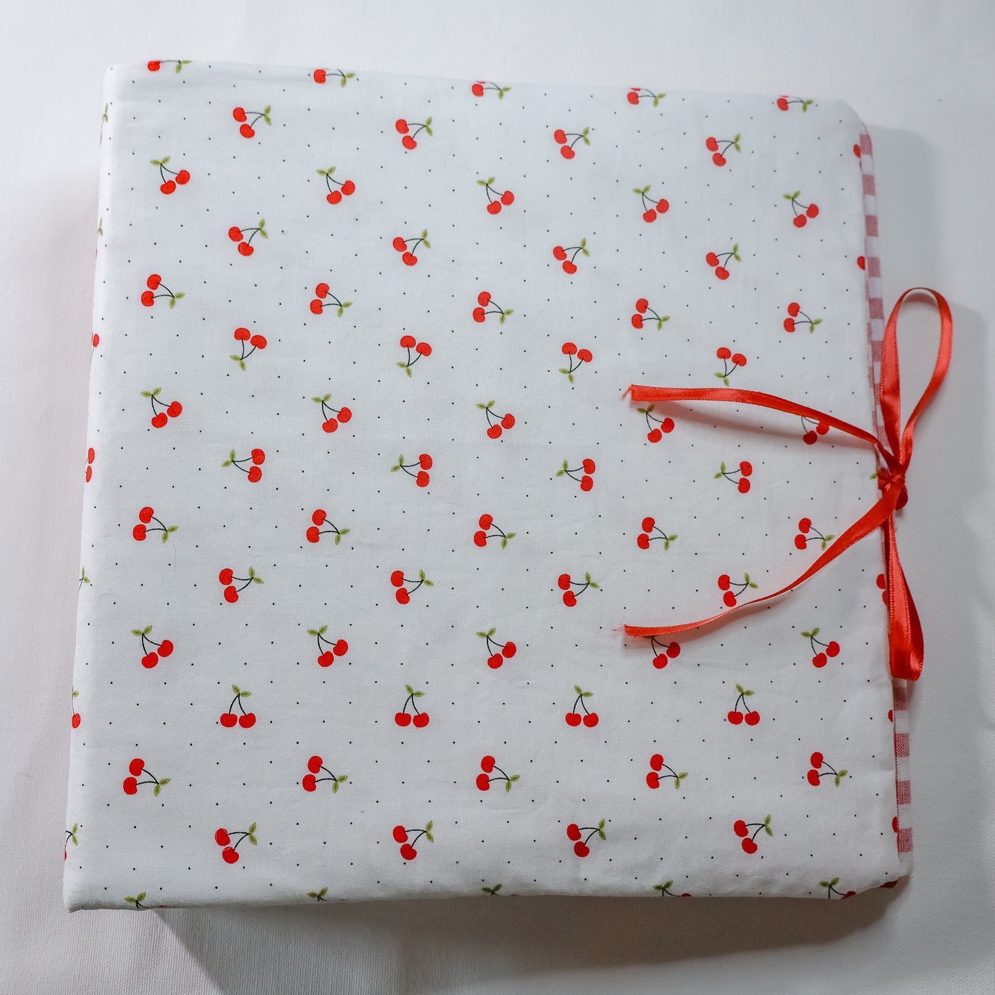 Red Cherry Scrapbook Album | Handmade Scrapbook With Embroidery