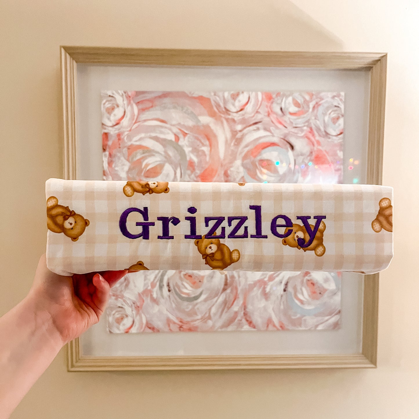 Teddy Bears Scrapbook Cover | Customizable scrapbooking with Embroidery, Baby Album Books, Baby Album Binder Girl & Boy