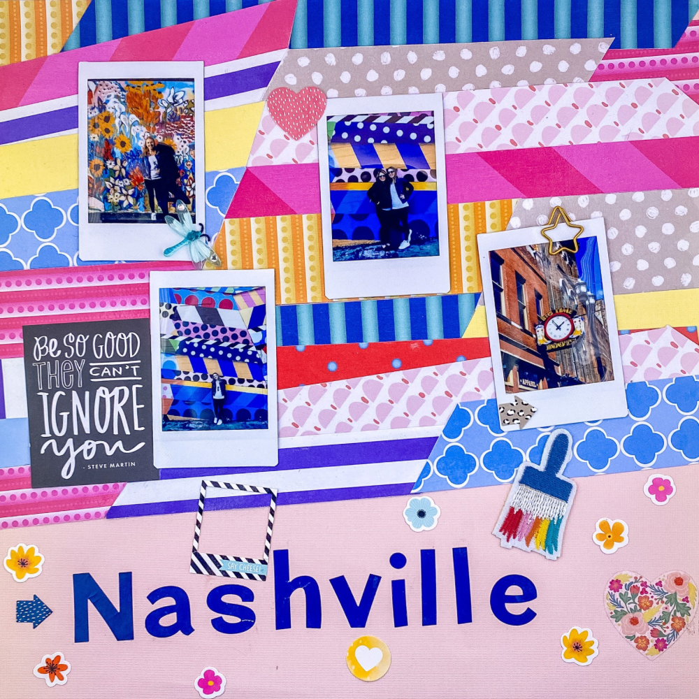 Handmade Travel Scrapbook Journal personalized