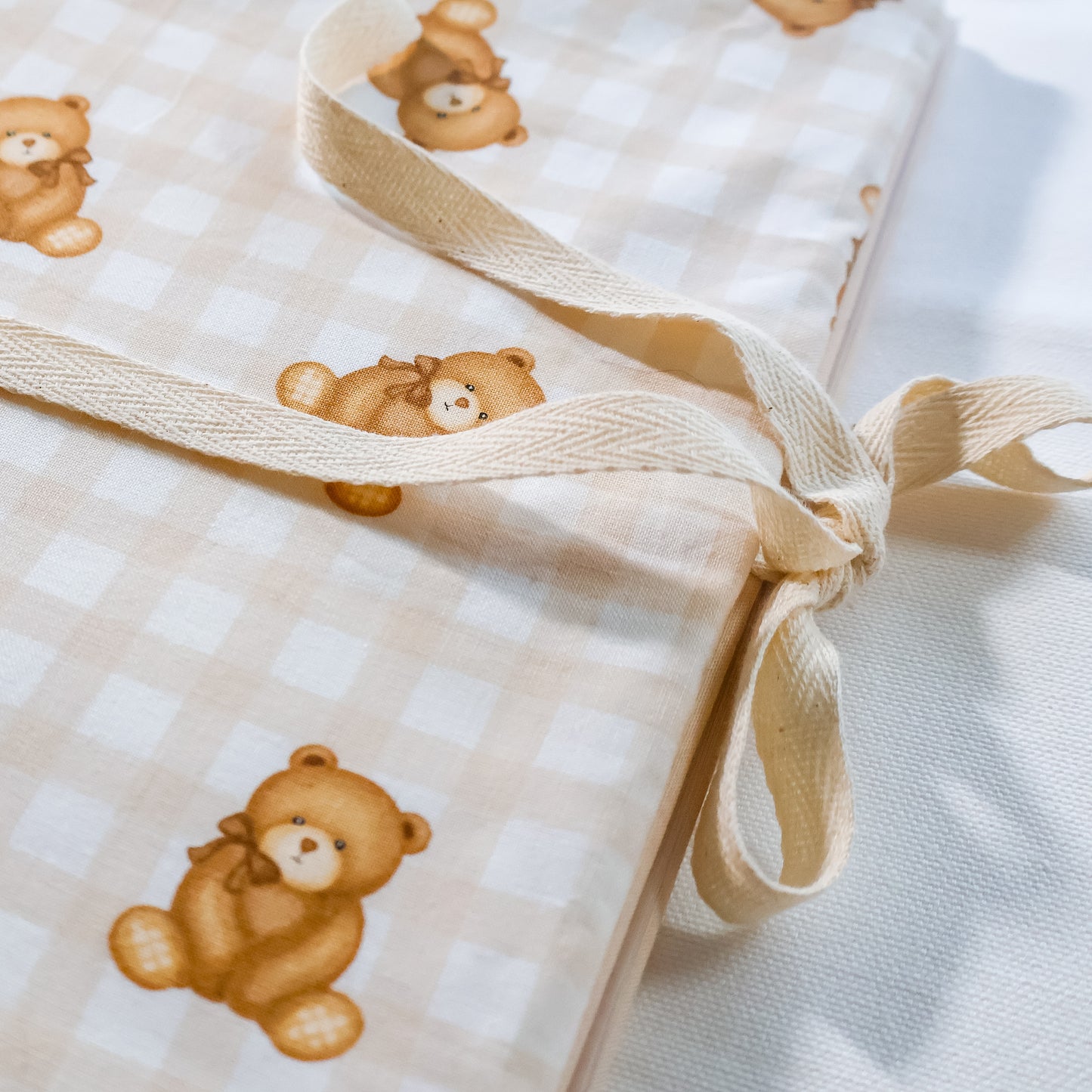 Teddy Bears Scrapbook Cover | Customizable scrapbooking with Embroidery, Baby Album Books, Baby Album Binder Girl & Boy