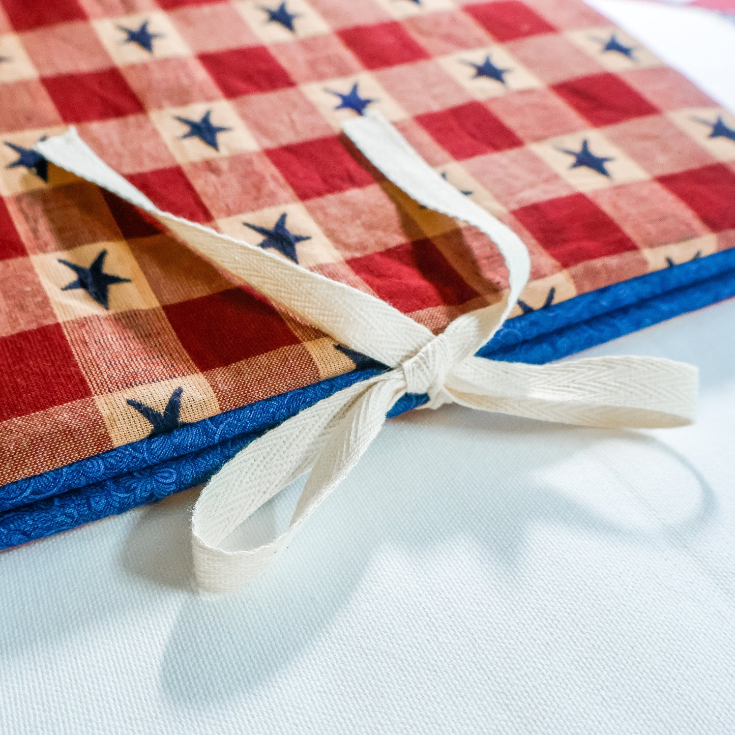 Stars & Stripes Scrapbook Album | Customizable Embroidered Scrapbook Album for Military, Patriotic