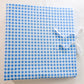 Blue Gingham Scrapbook Album | Customizable 3-Ring Scrapbook With Embroidery