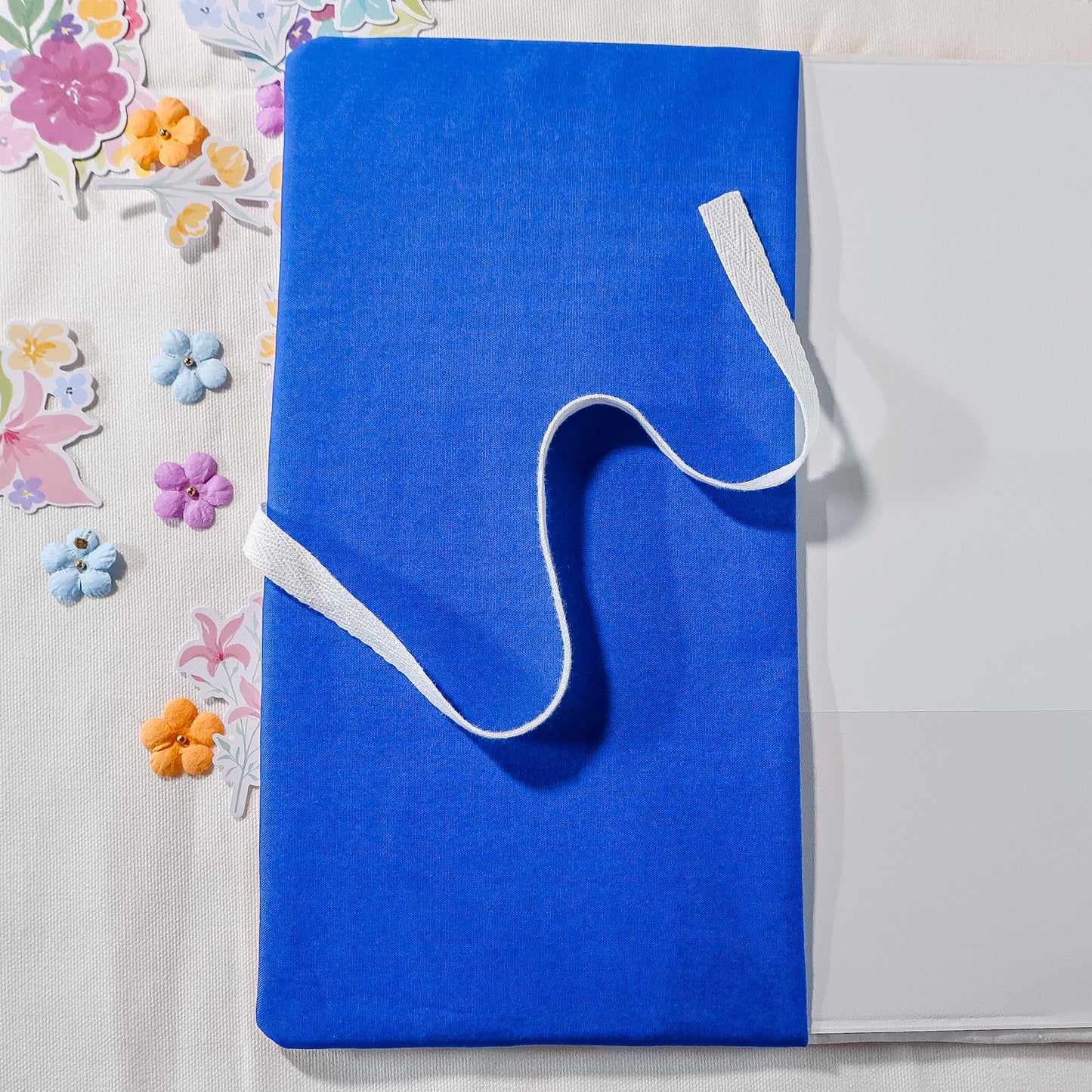 Vibrant Rainbow Handmade Scrapbook Album | Customizable scrapbooking with Embroidery, Colorful 3-ring Travel Scrapbook, Personalized gift