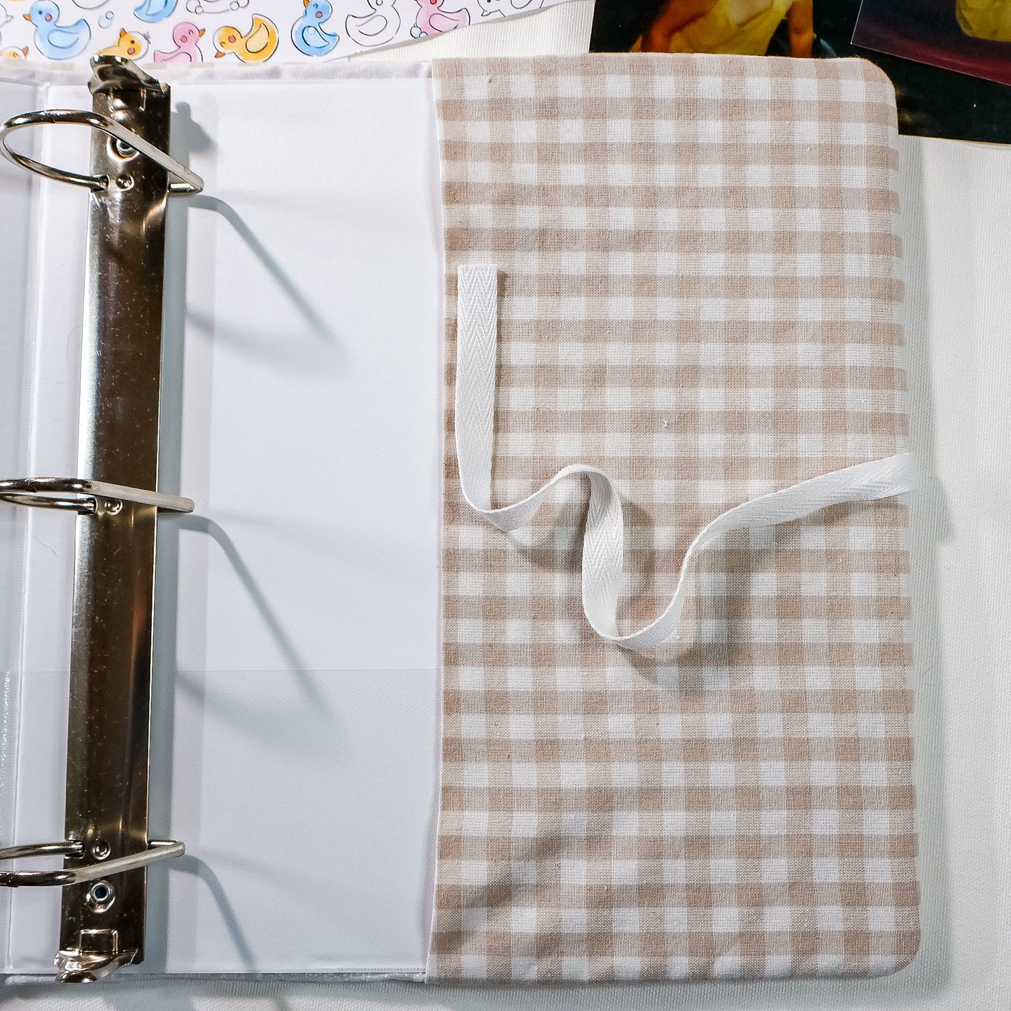 8.5x11 Baby Boy Scrapbook Album, Sailor Bear, Coastal Baby