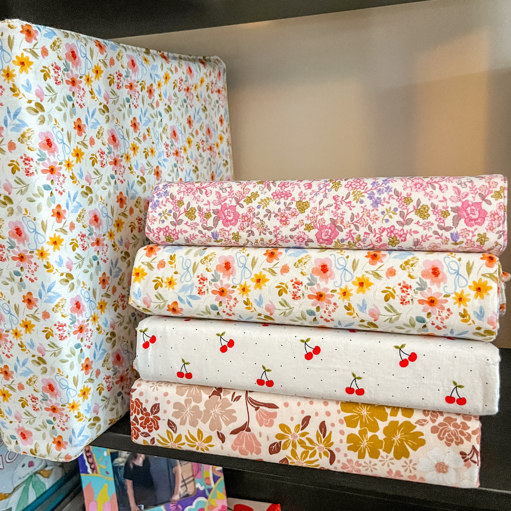 Bright & Cheery Floral Scrapbook Album | Handmade Scrapbook With Embroidery